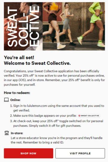 lululemon collective discount.